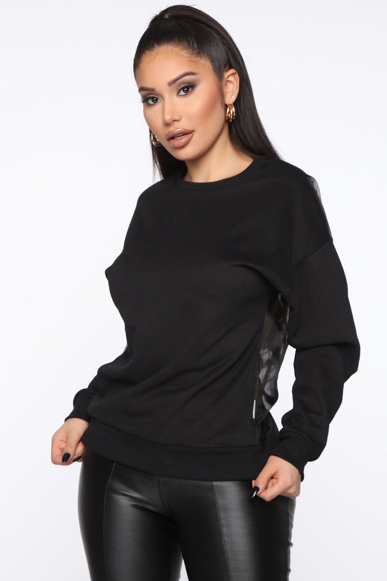 Bucket List Sweatshirt - Black, Graphic Tees | Fashion Nova