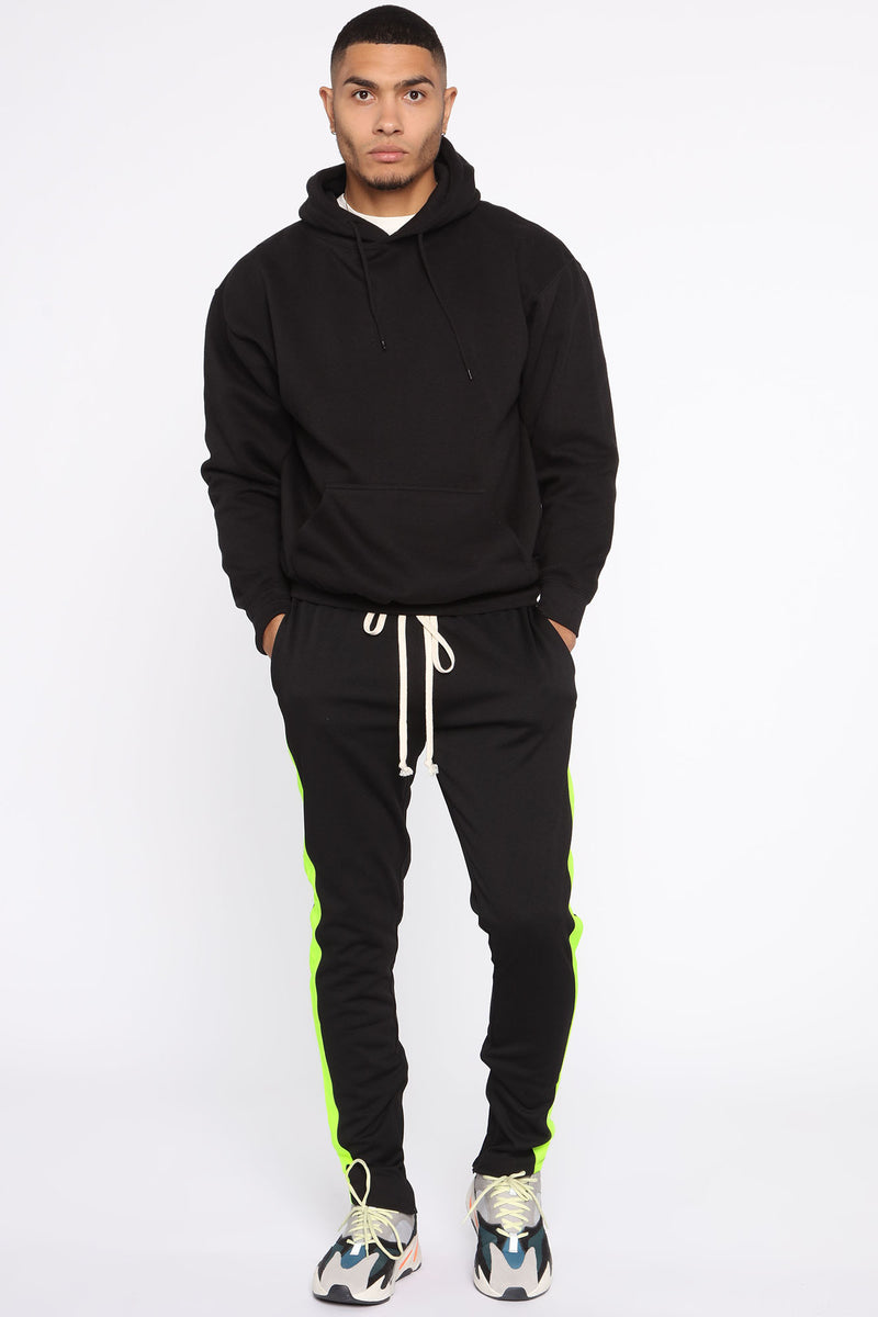 Retro Neon Track Pant - Black/Combo | Fashion Nova, Mens Pants ...