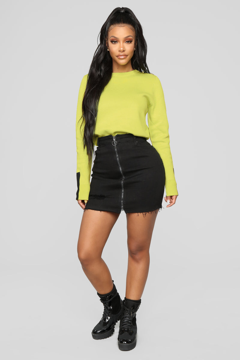 Not Today Sweater - Green/Combo | Fashion Nova, Sweaters | Fashion Nova