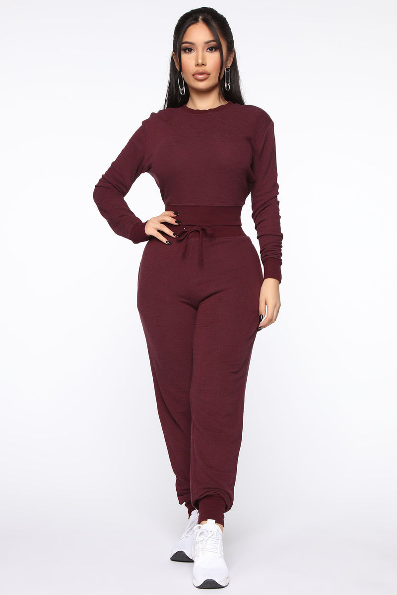 Slowing It Down Top - Burgundy | Fashion Nova, Knit Tops | Fashion Nova