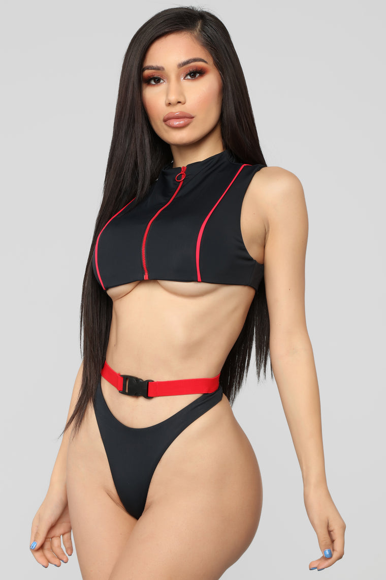 fashion nova red swimsuit