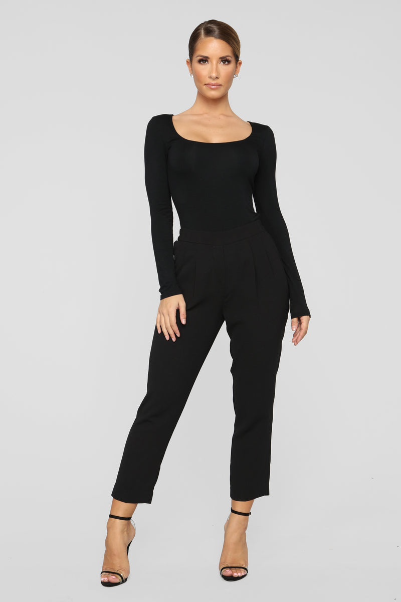 Sydney Pleated Trousers - Black | Fashion Nova, Pants | Fashion Nova