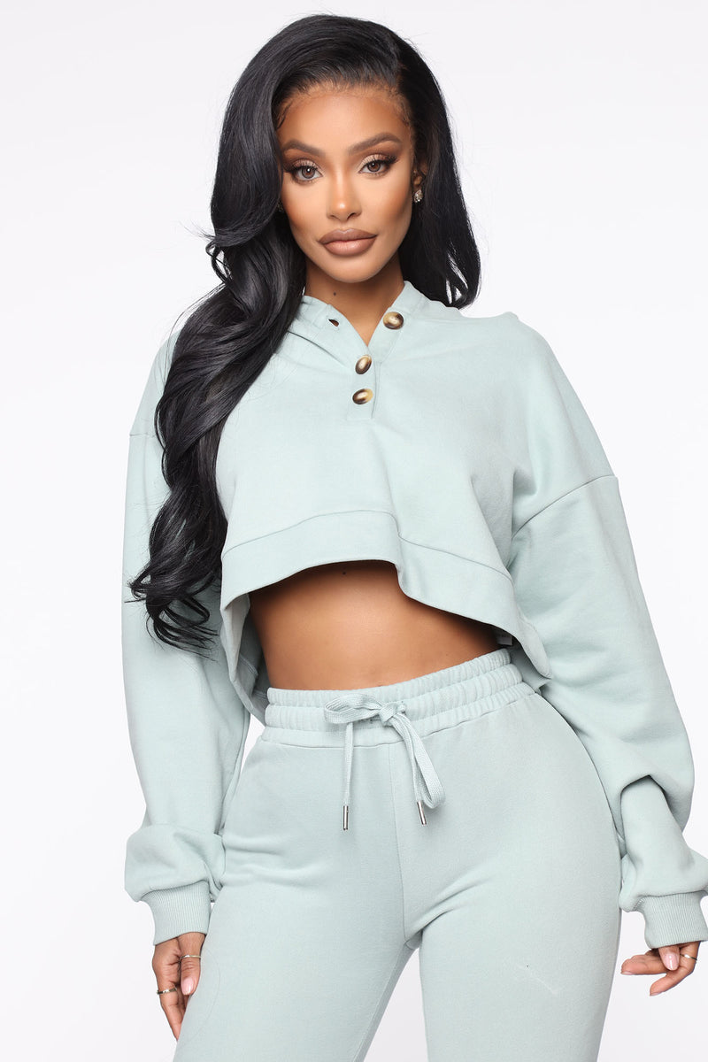 All Set Up Sweater Set - Sage, Matching Sets | Fashion Nova