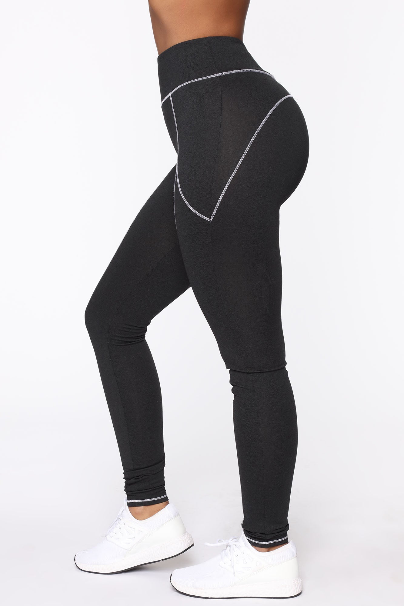 Contender Active Leggings In Power Flex - Black/White – Fashion Nova