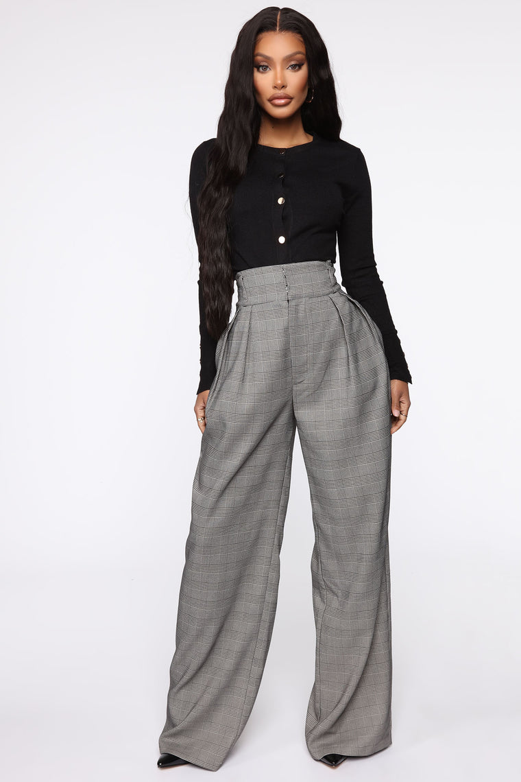 high waisted pants fashion nova