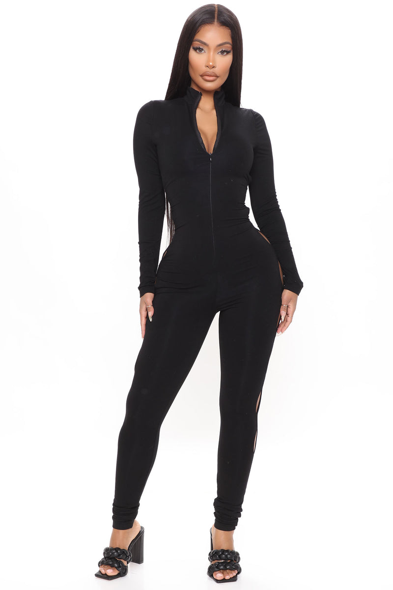 I'm On My Way Cut Out Jumpsuit - Black | Fashion Nova, Jumpsuits ...