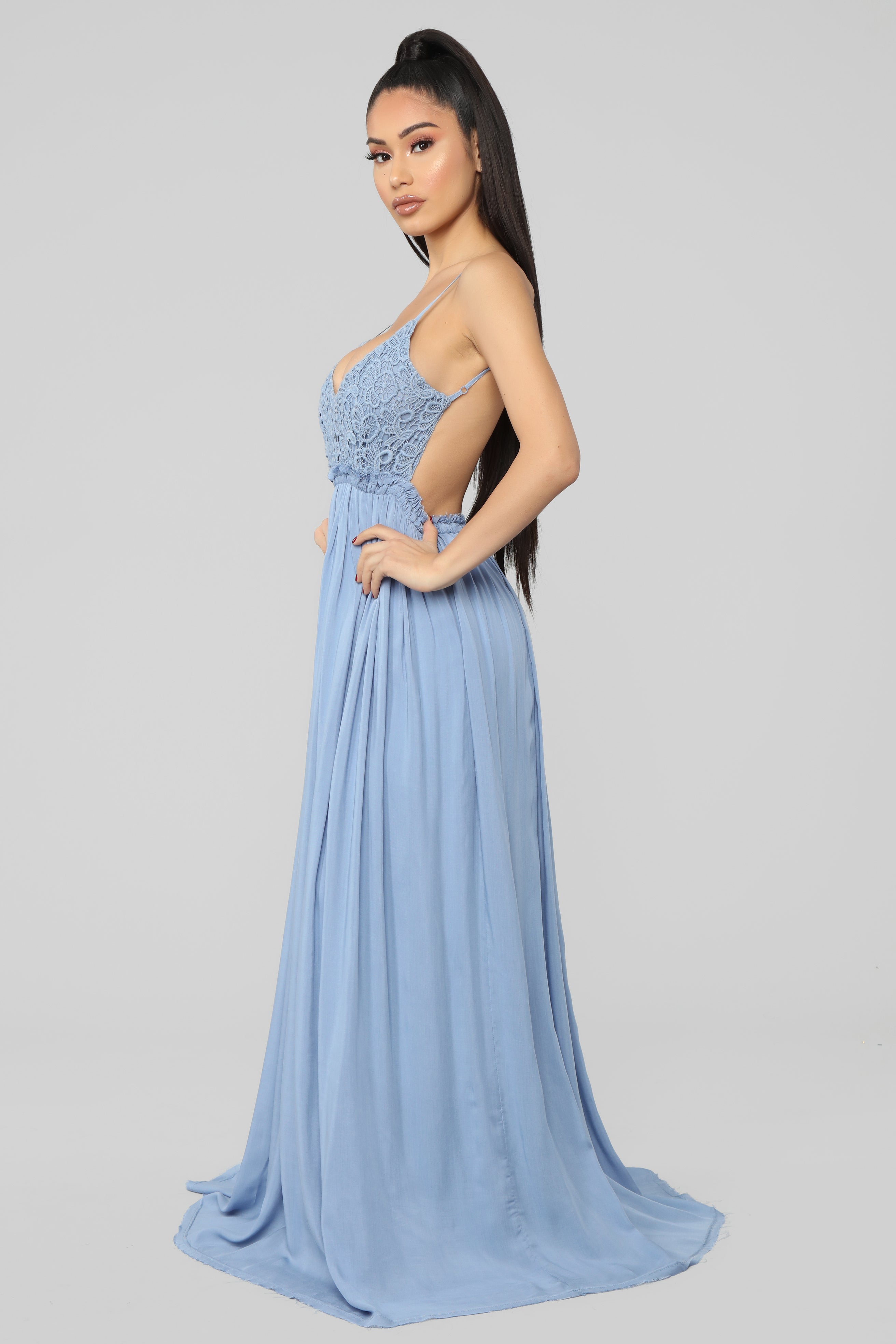 Ancient Rome Dress - Denim Blue – Fashion Nova