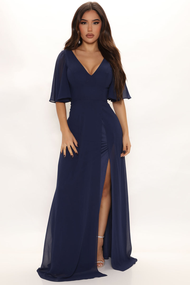 Elsie Maxi Dress - Navy | Fashion Nova, Dresses | Fashion Nova
