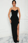 Exclusive Invite Maxi Dress - Black