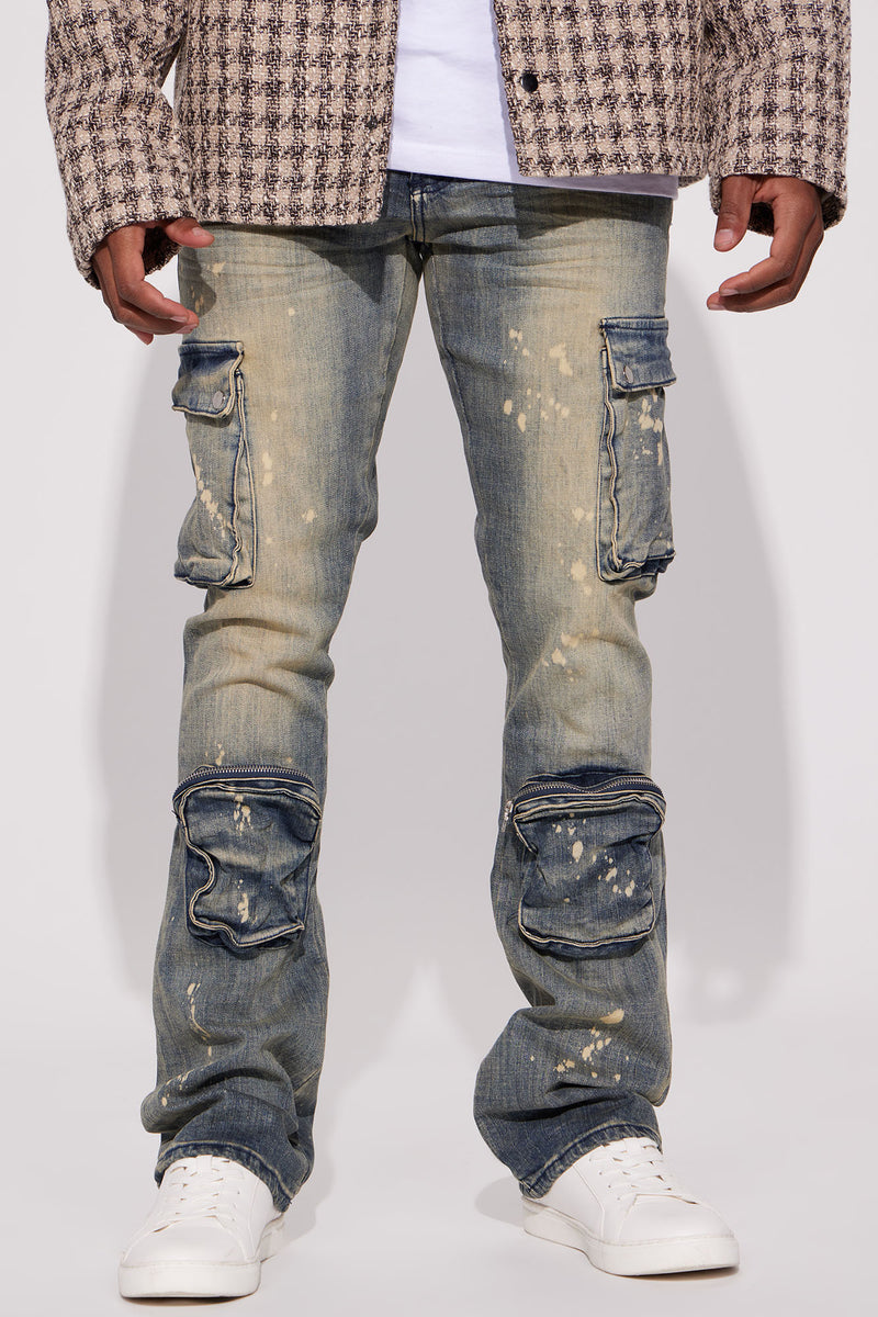 About Time Stacked Flared Fit - Medium Wash | Fashion Nova, Mens Jeans ...