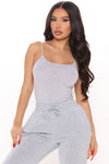 Love To Layer Tank - Heather Grey