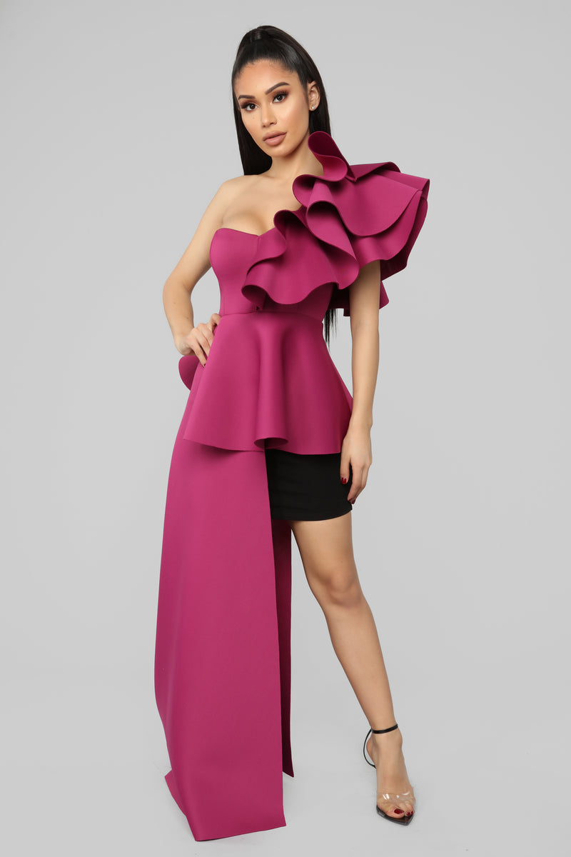 Very Fancy Top - Magenta | Fashion Nova, Knit Tops | Fashion Nova