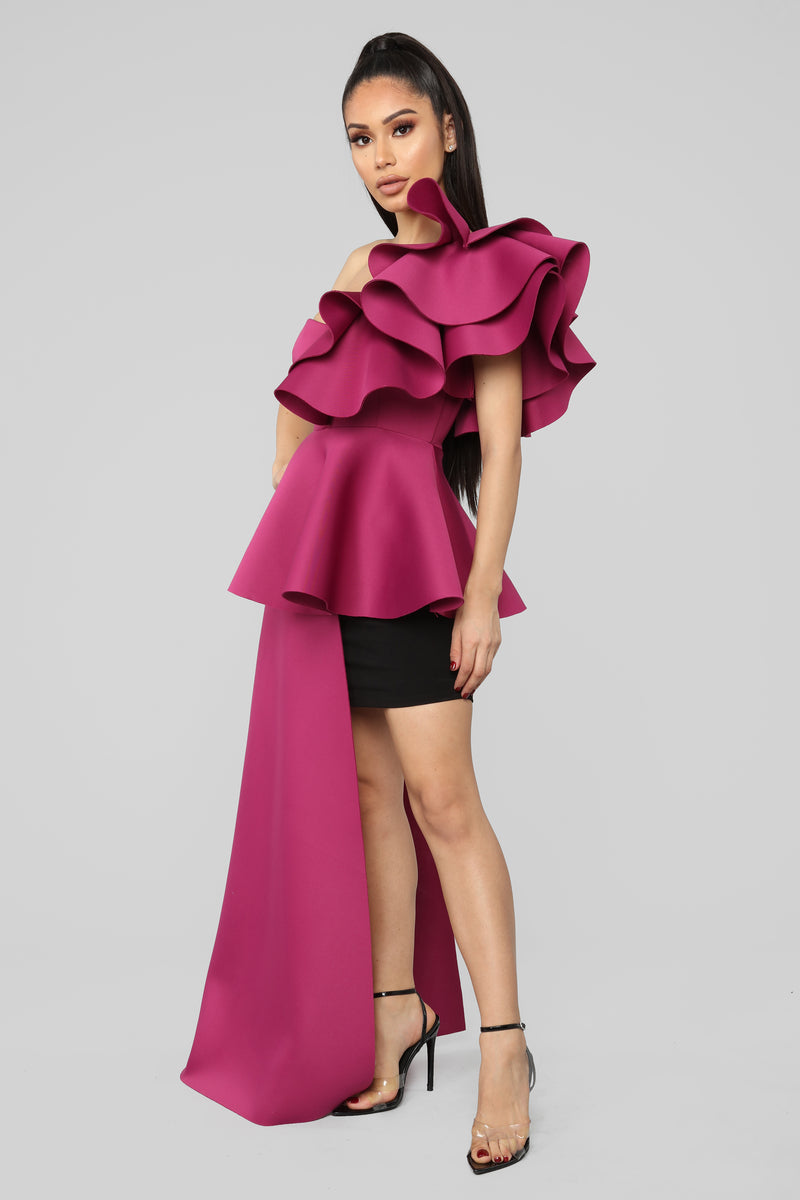 Very Fancy Top - Magenta | Fashion Nova, Knit Tops | Fashion Nova