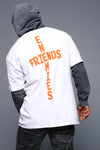 Fake Friends Short Sleeve Tee - White/combo