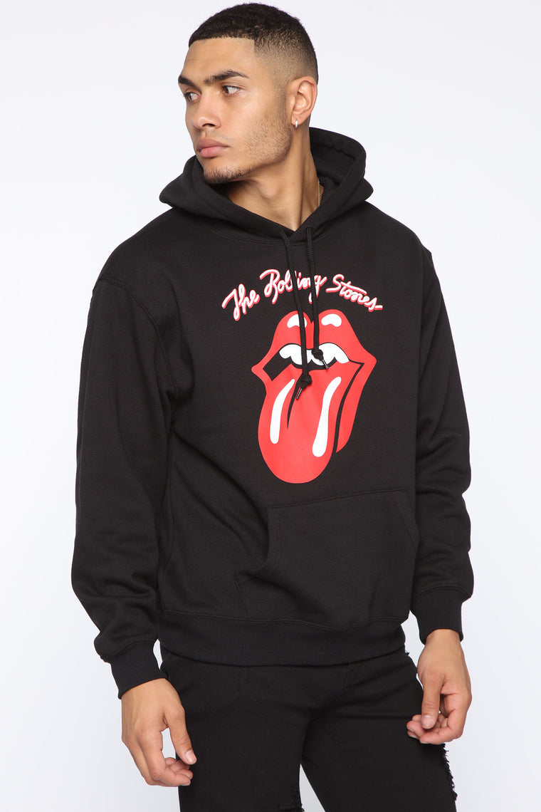 The Rolling Stones Hoodie Blackred Mens Graphic Tees Fashion Nova 7868