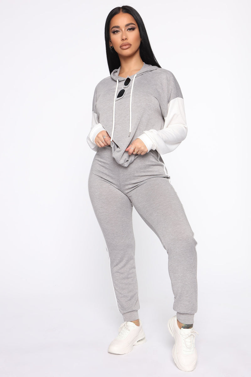 My Favorite Snuggle Sweater Pant Set - Grey/combo | Fashion Nova ...