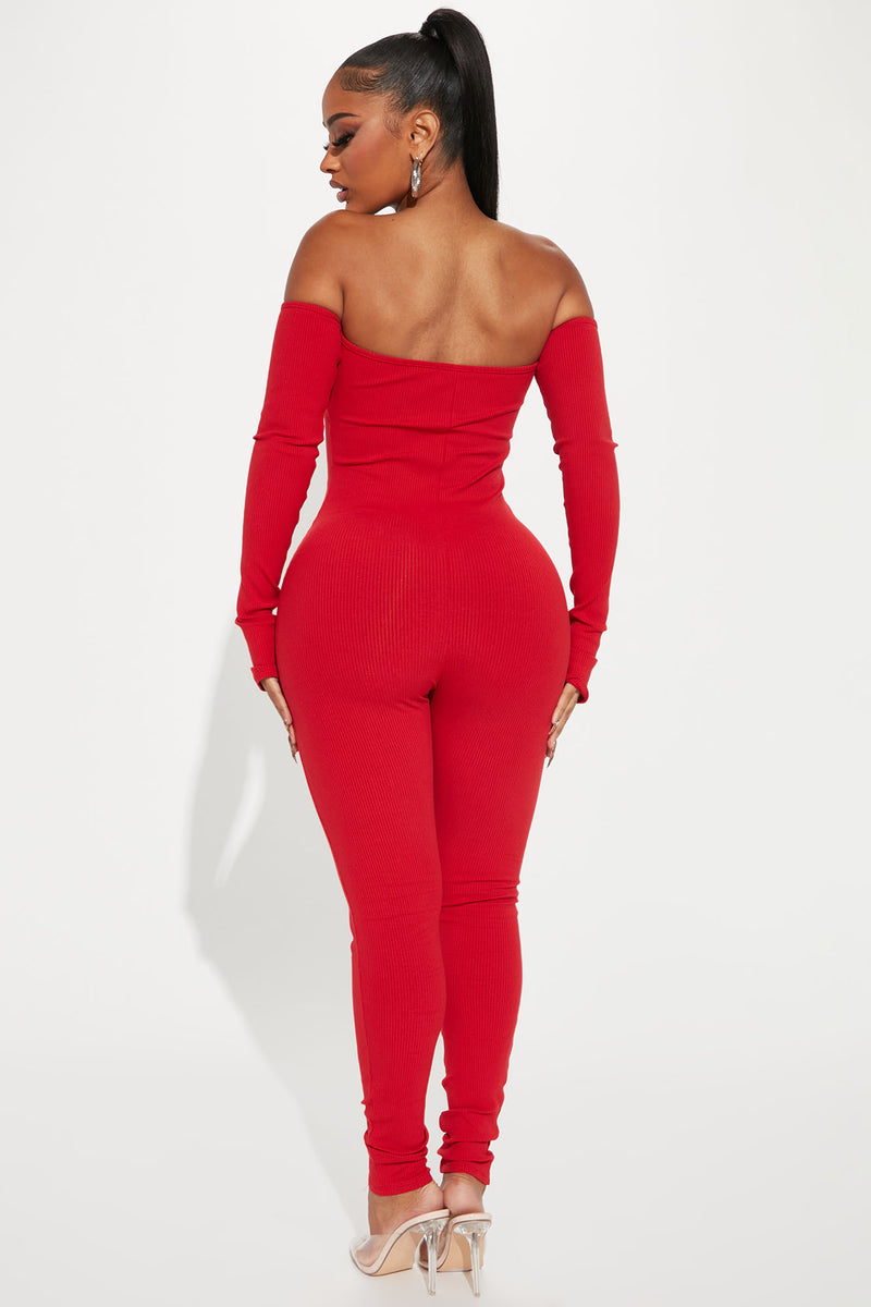 Katie Snatched Jumpsuit Red Fashion Nova Jumpsuits Fashion Nova 6030