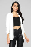 The Celine Blazer - Ivory