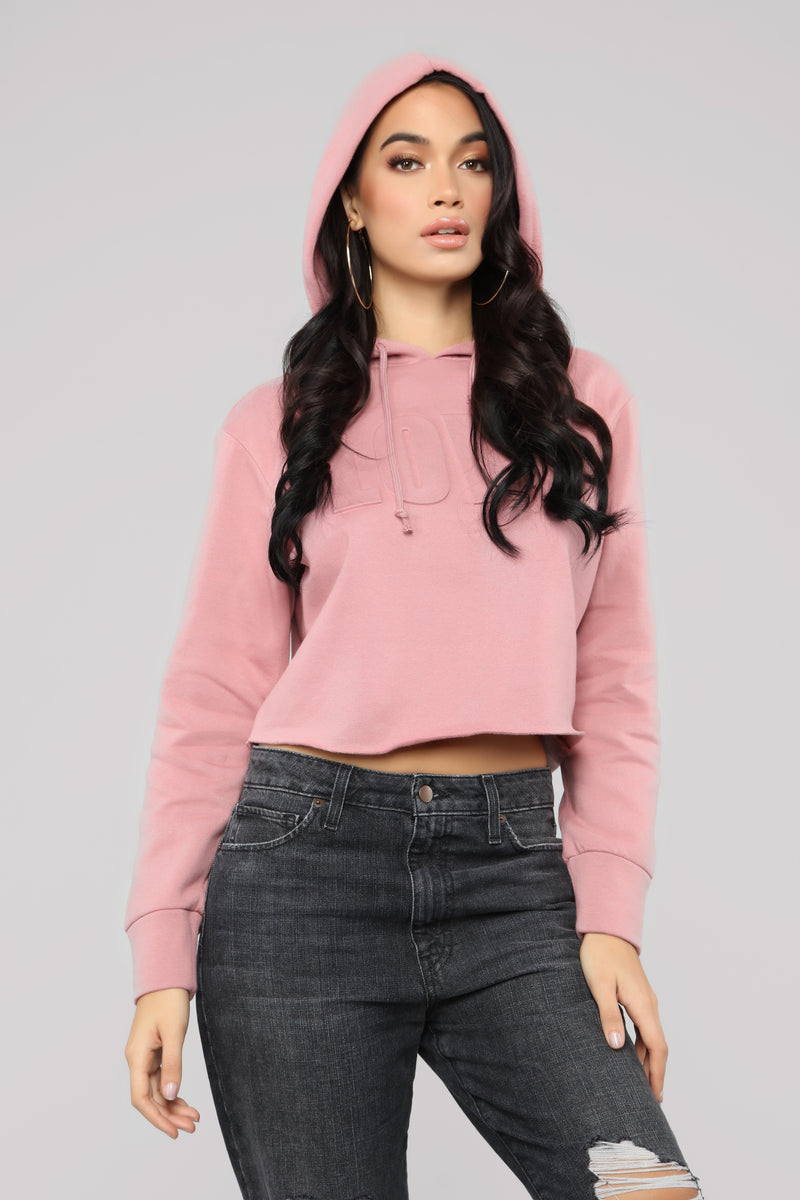 Love Embossed Hoodie - Rose | Fashion Nova, Graphic Tees | Fashion Nova