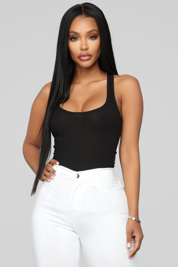 On My Mind Seamless Halter Top - Black, Fashion Nova, Basic Tops &  Bodysuits