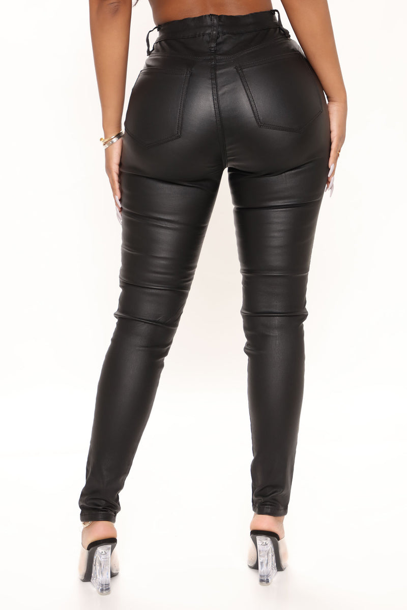 Take Me On A Ride Faux Leather Pants - Black | Fashion Nova, Pants ...