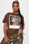 Cheech & Chong Washed T-Shirt - Brown