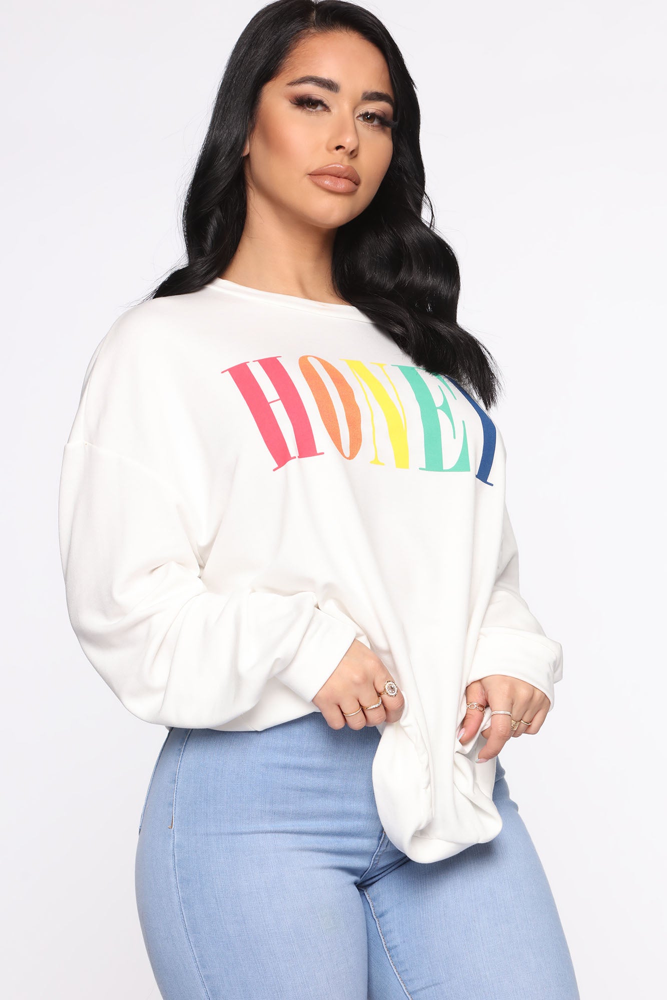 Something Sweet Sweatshirt - White – Fashion Nova