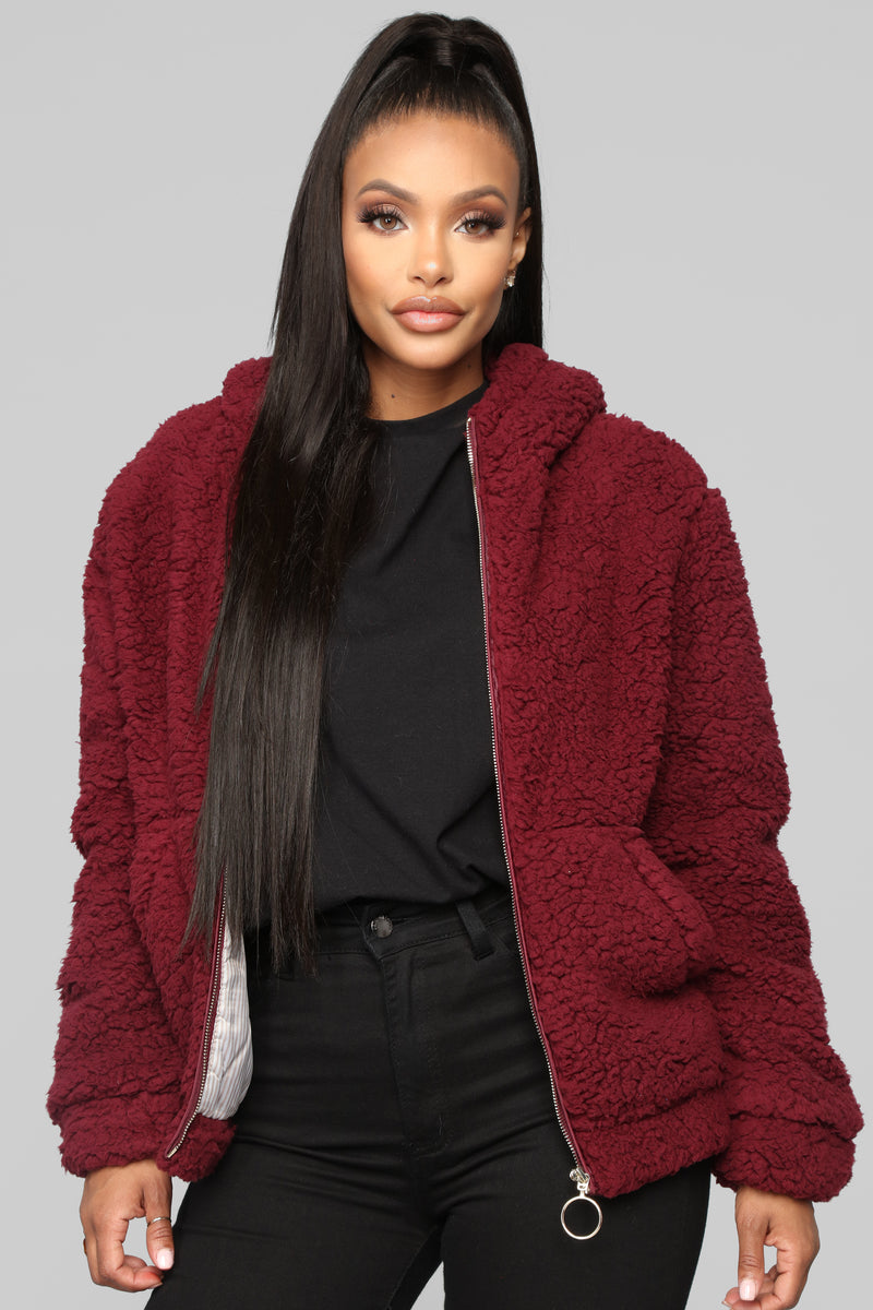 Zip Me Up Bomber Jacket - Burgundy | Fashion Nova, Jackets & Coats ...