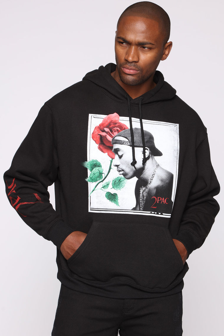 black tupac hoodie