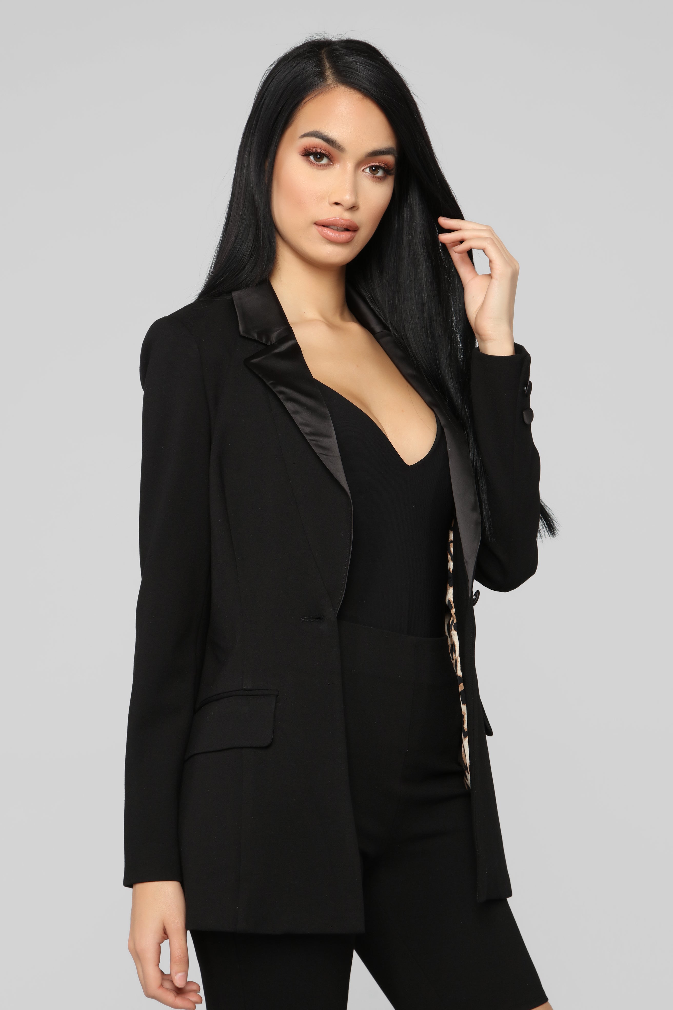 Baddie Business Blazer Set - Black – Fashion Nova