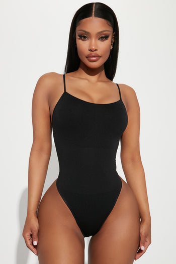 Flaunt It Waist Cinching Shapewear Bodysuit - Black, Fashion Nova,  Lingerie & Sleepwear