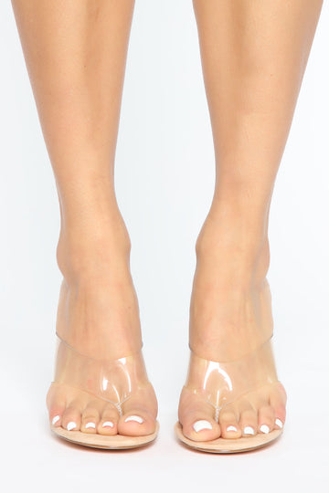 fashion nova clear mules