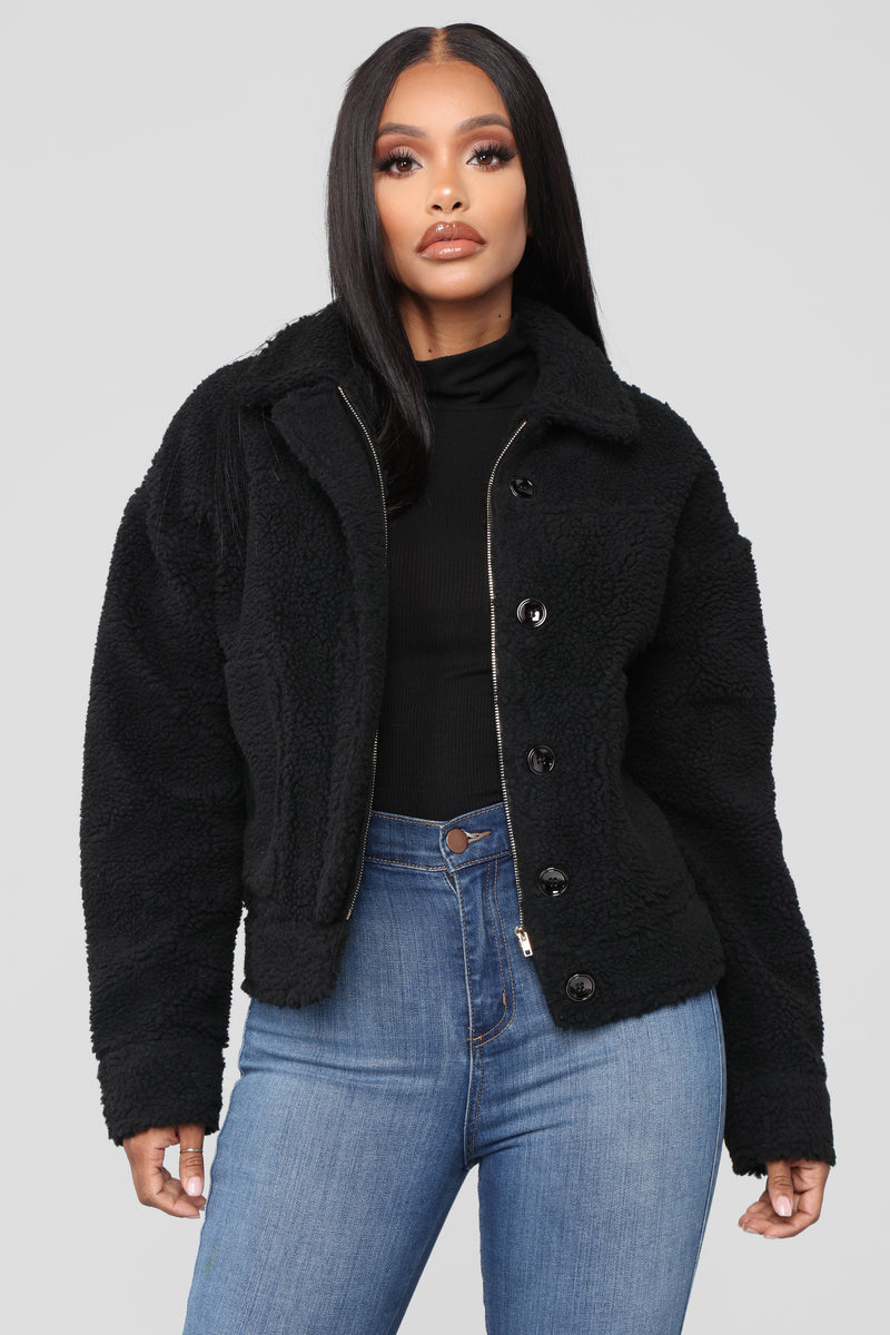 Want To Cuddle Jacket - Black | Fashion Nova, Jackets & Coats | Fashion ...