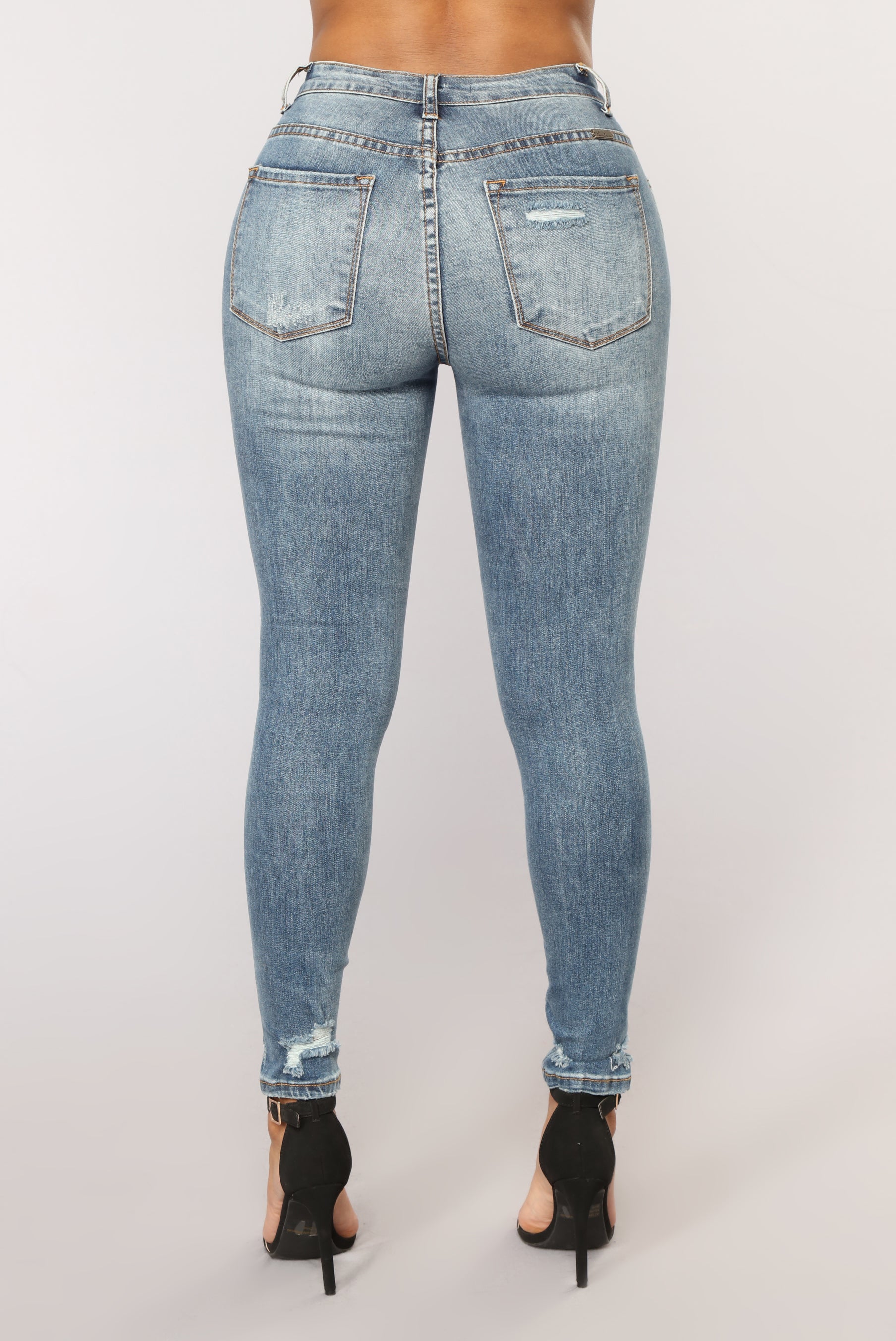 Split End Ankle Jeans - Medium Blue Wash – Fashion Nova