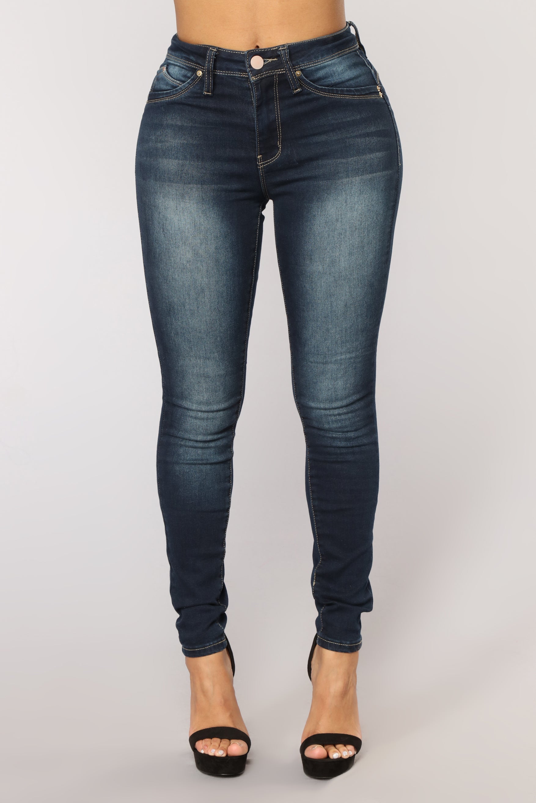 Keepin' It Real High Rise Jeans - Dark Denim – Fashion Nova