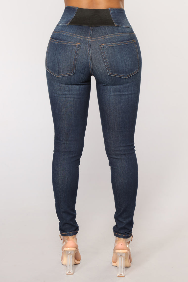 Triple TKA Skinny Jeans - Dark, Jeans | Fashion Nova