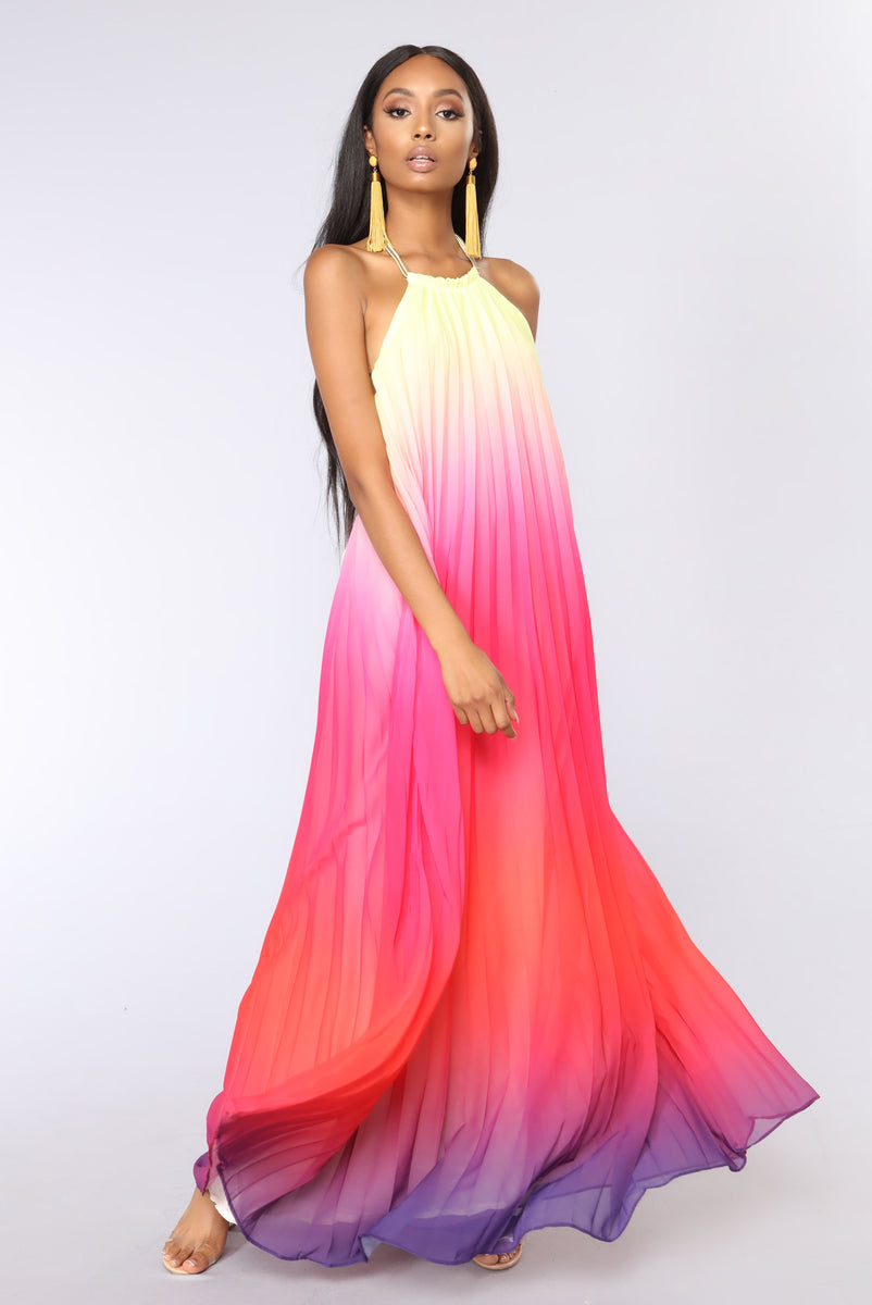 rainbow caftan