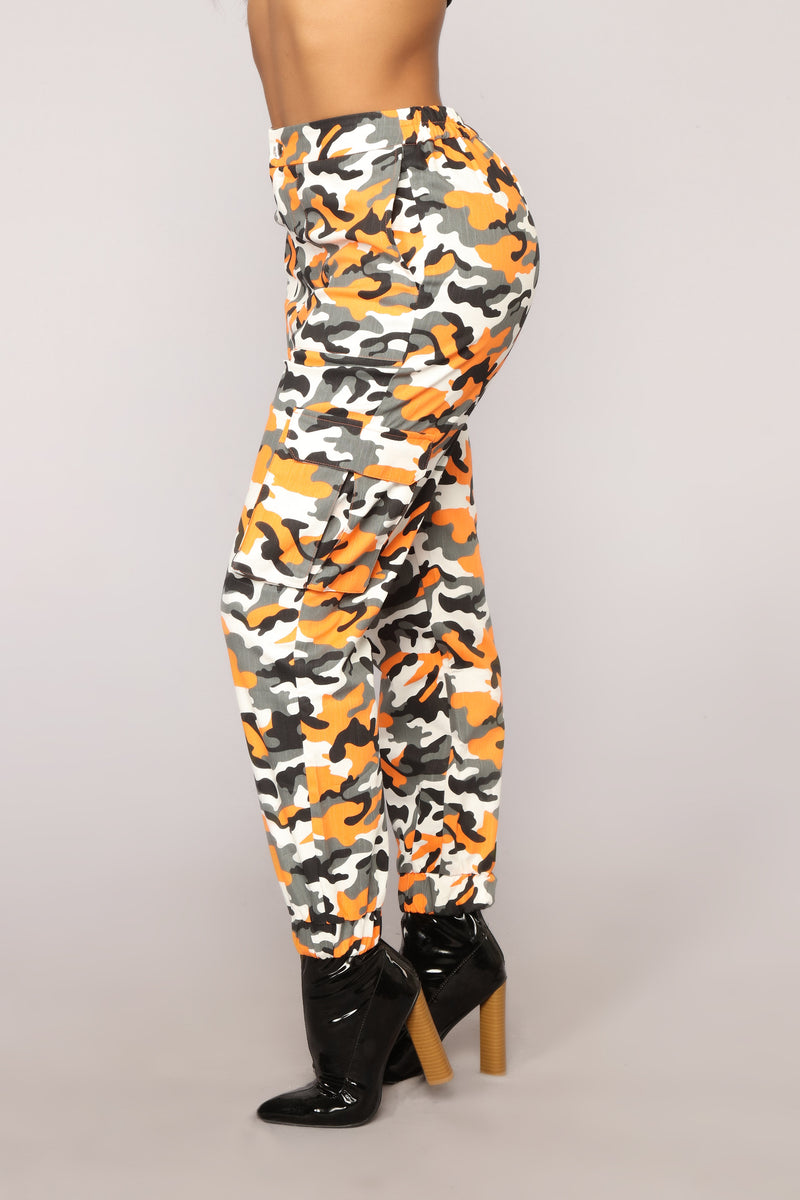 Cadet Catrina Cargo Joggers - Orange | Fashion Nova, Pants | Fashion Nova