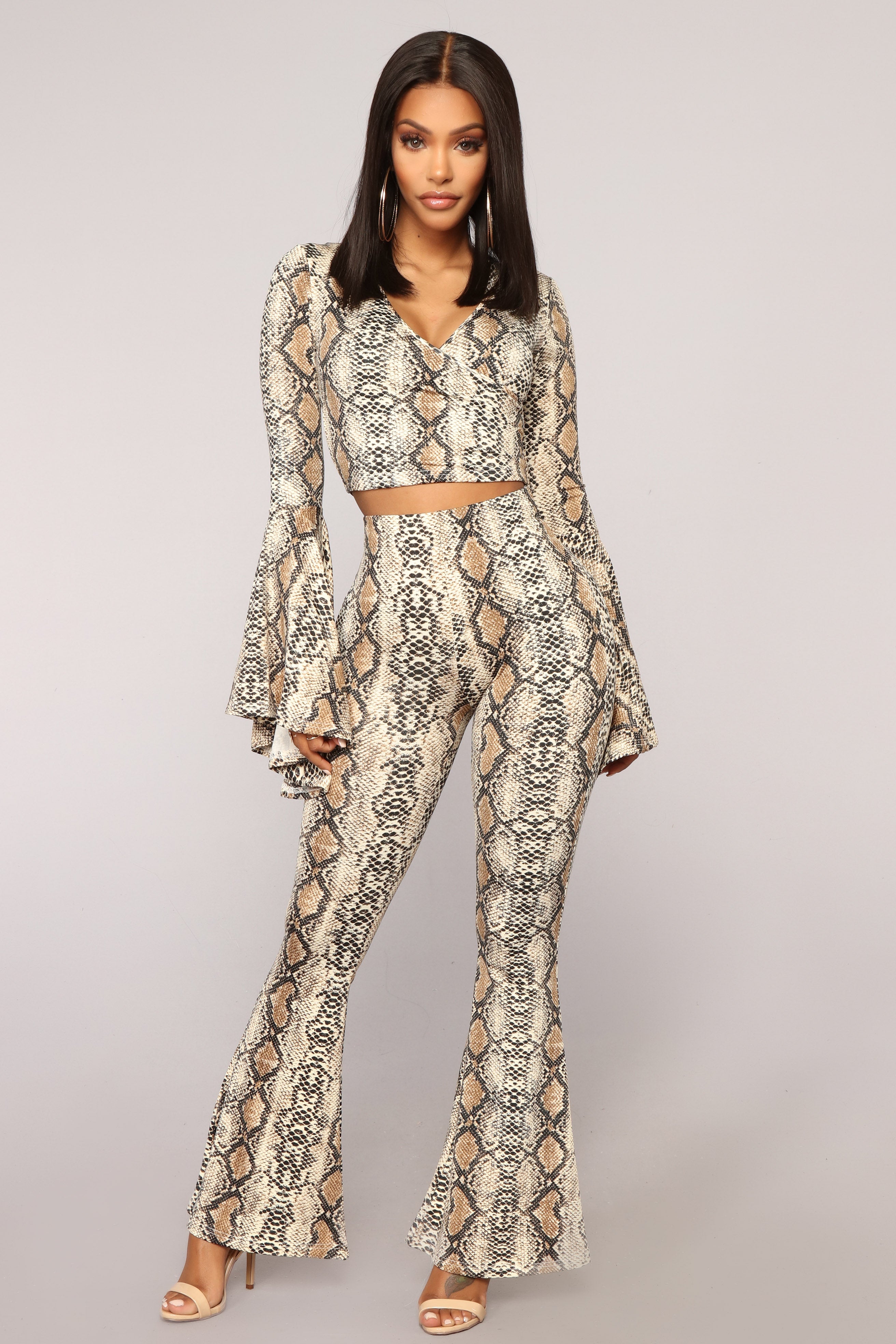 snake print jumpsuit fashion nova