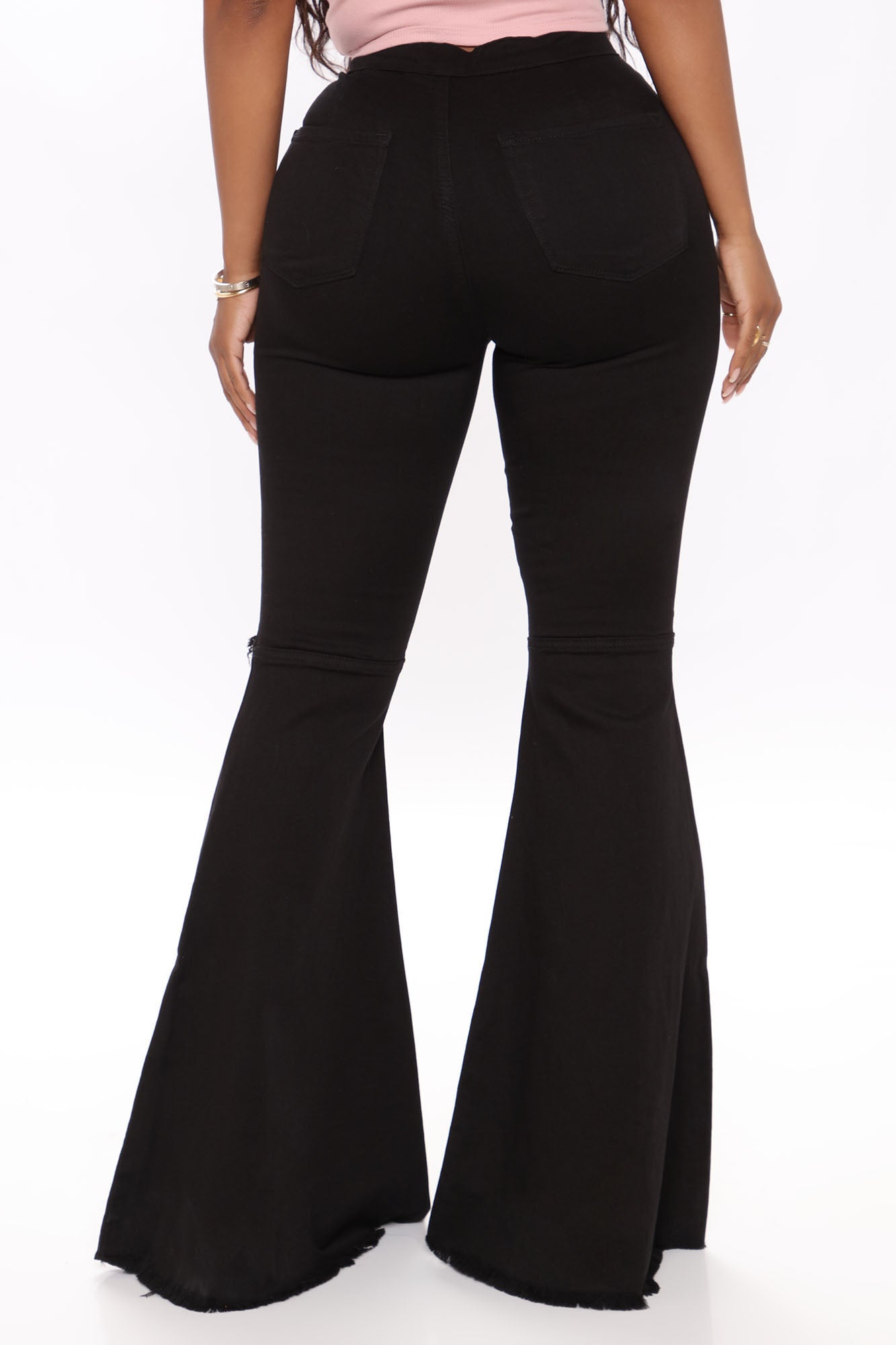 Mystery Solved Extreme Bell Bottom Jeans - Black – Fashion Nova