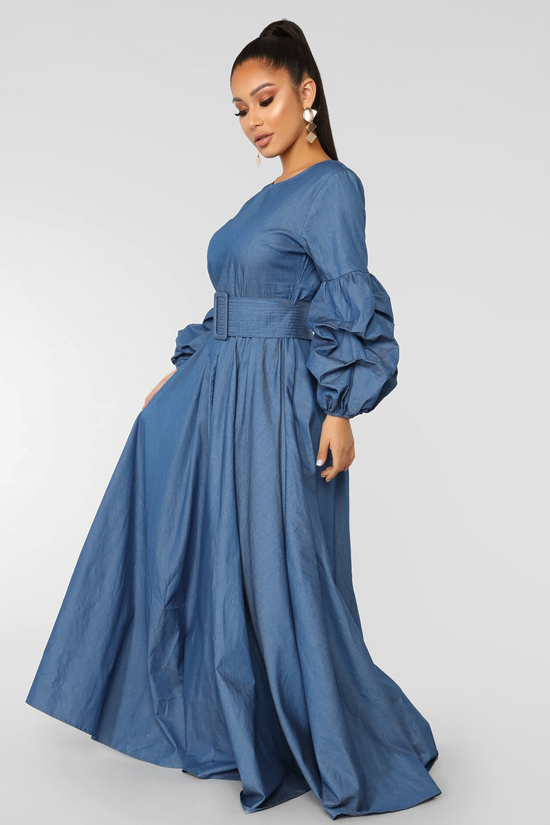 Little Secrets Dress - Medium Blue Wash | Fashion Nova, Luxe | Fashion Nova
