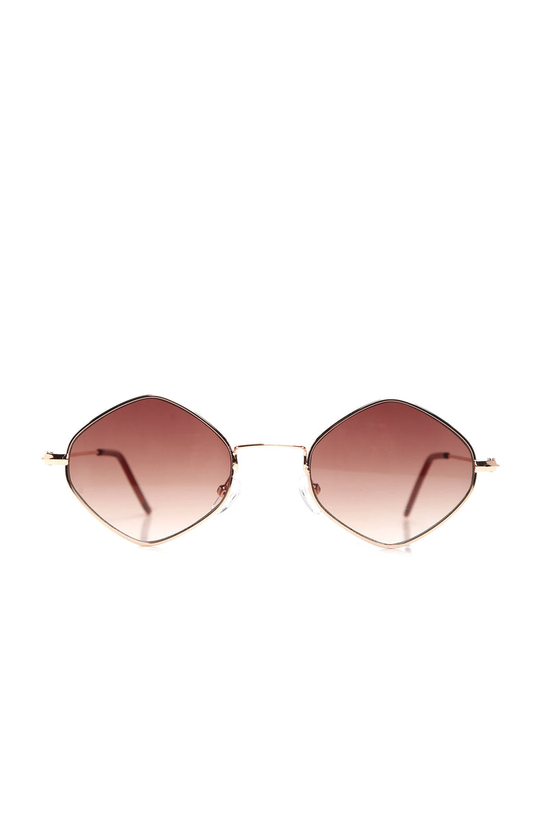 Cut In Line Sunglasses - Brown | Fashion Nova, Sunglasses | Fashion Nova