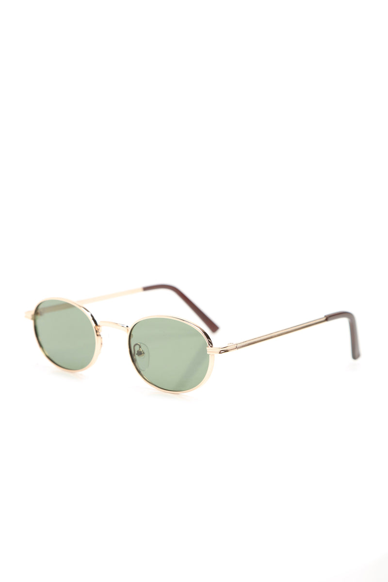 The Siggy Sunglasses - Gold, Sunglasses | Fashion Nova