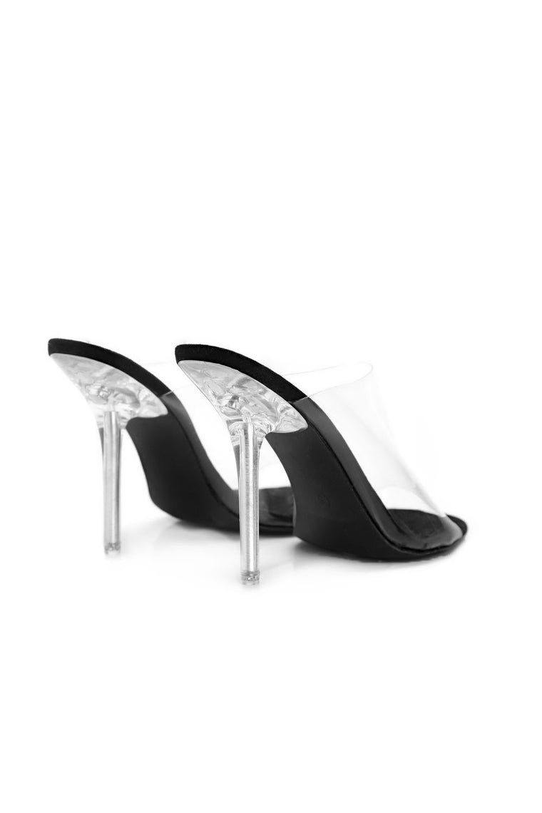 glass slide heels