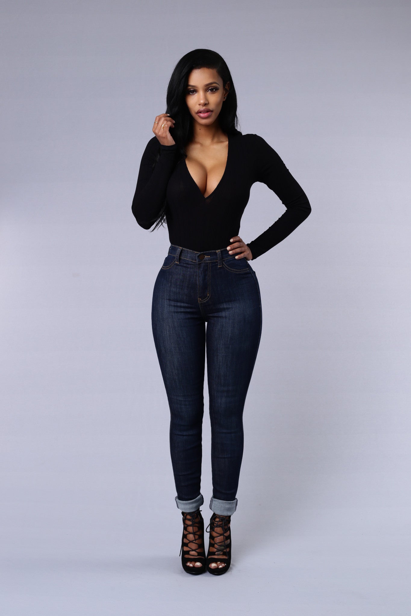 fashion nova black bodysuit