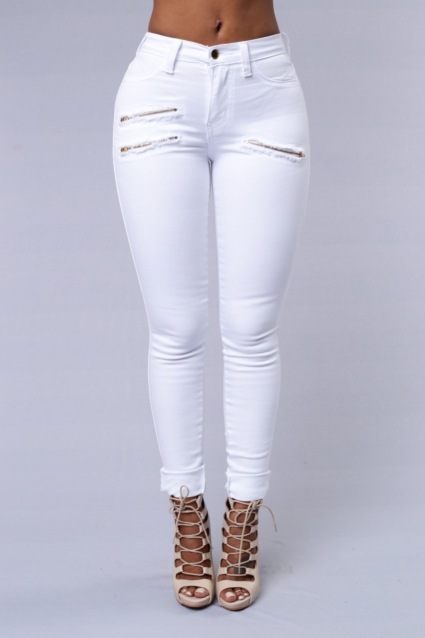 Zip Code Jeans - White - Fashion Nova