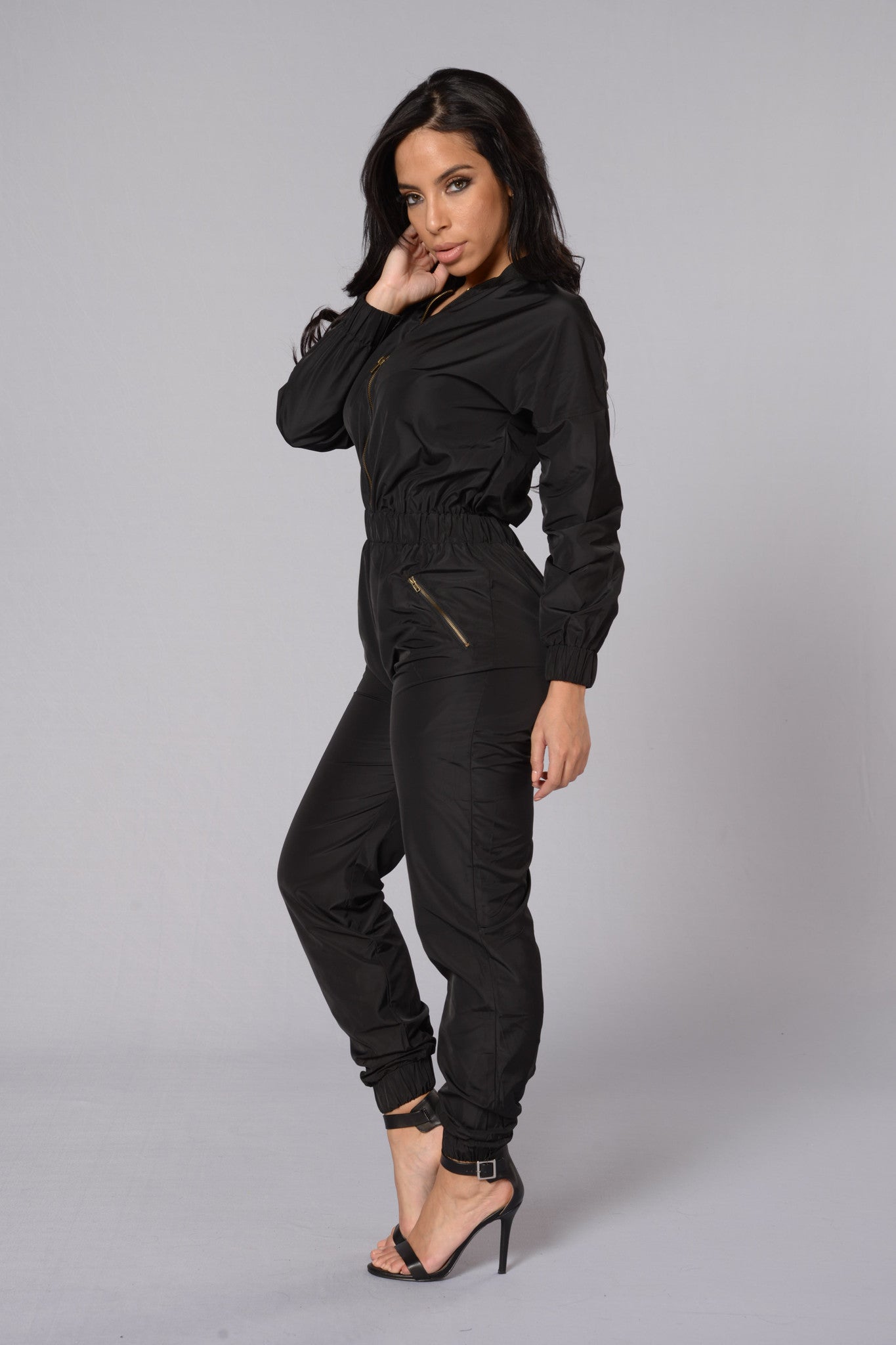 Top Gun Jumpsuit - Black