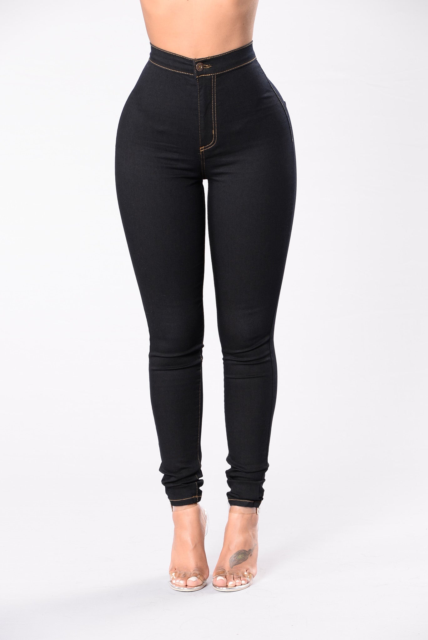 Yes Fleece Leggings - Black