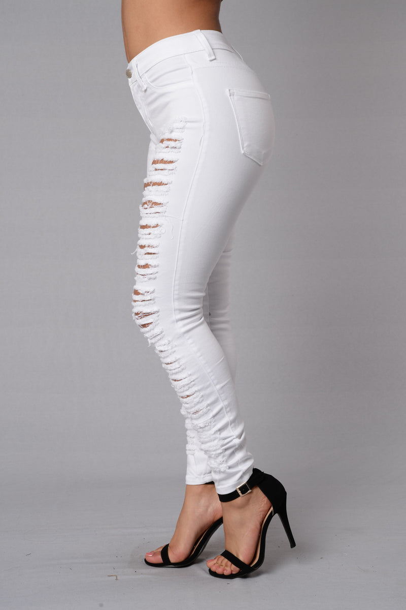 Rip Me Open Jeans - White, Jeans | Fashion Nova