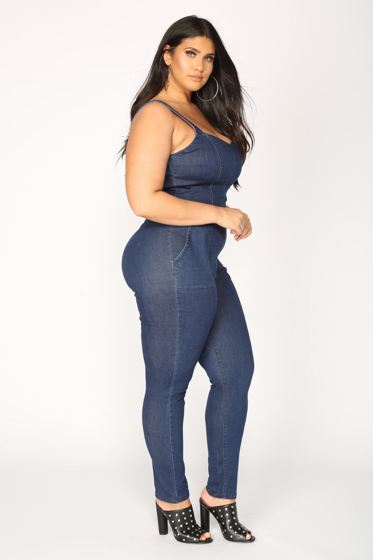 fashion nova jean romper